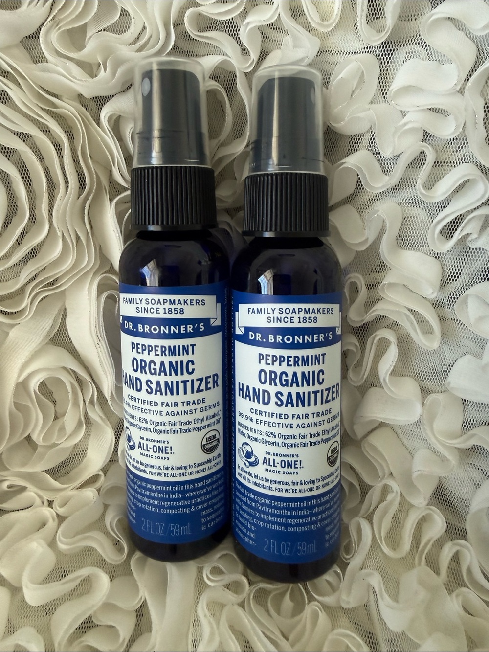 BNWT! Peppermint Organic Hand Sanitizer Spray 2 pack